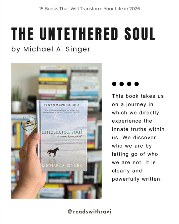 슬라이드 12: The Untethered Soul — Michael A. Singer 책 카드