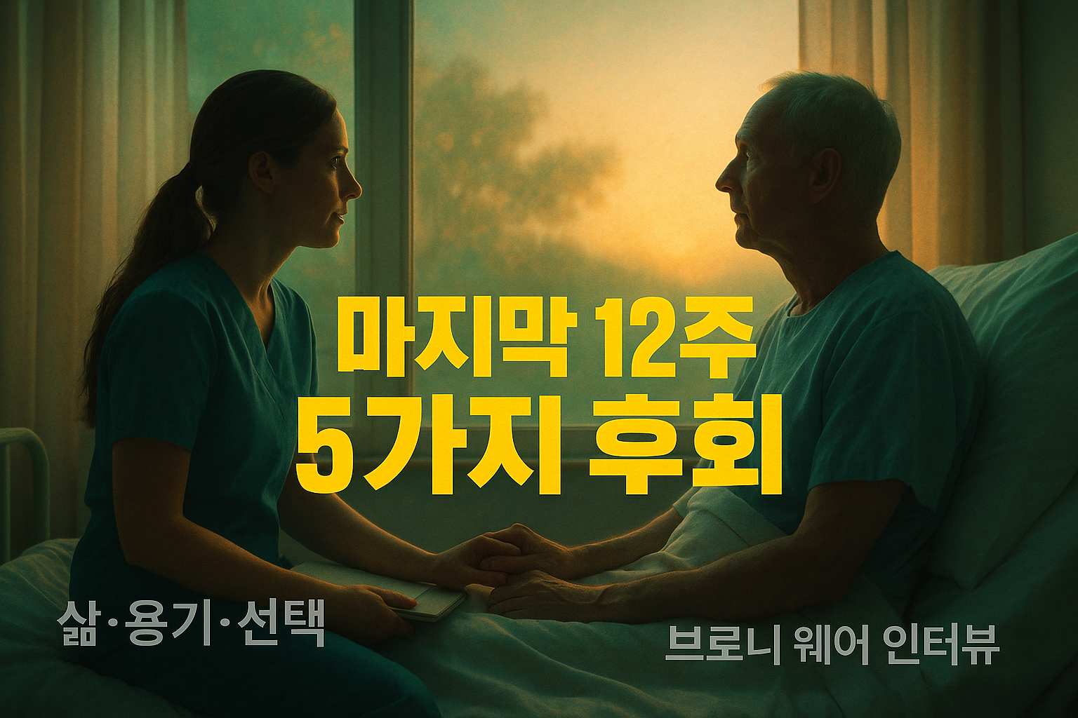마지막 12주가 들려준 다섯 가지 후회: 삶·용기·선택의 심연
